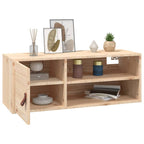 Armario de pared de madera maciza de pino 80x30x30 cm