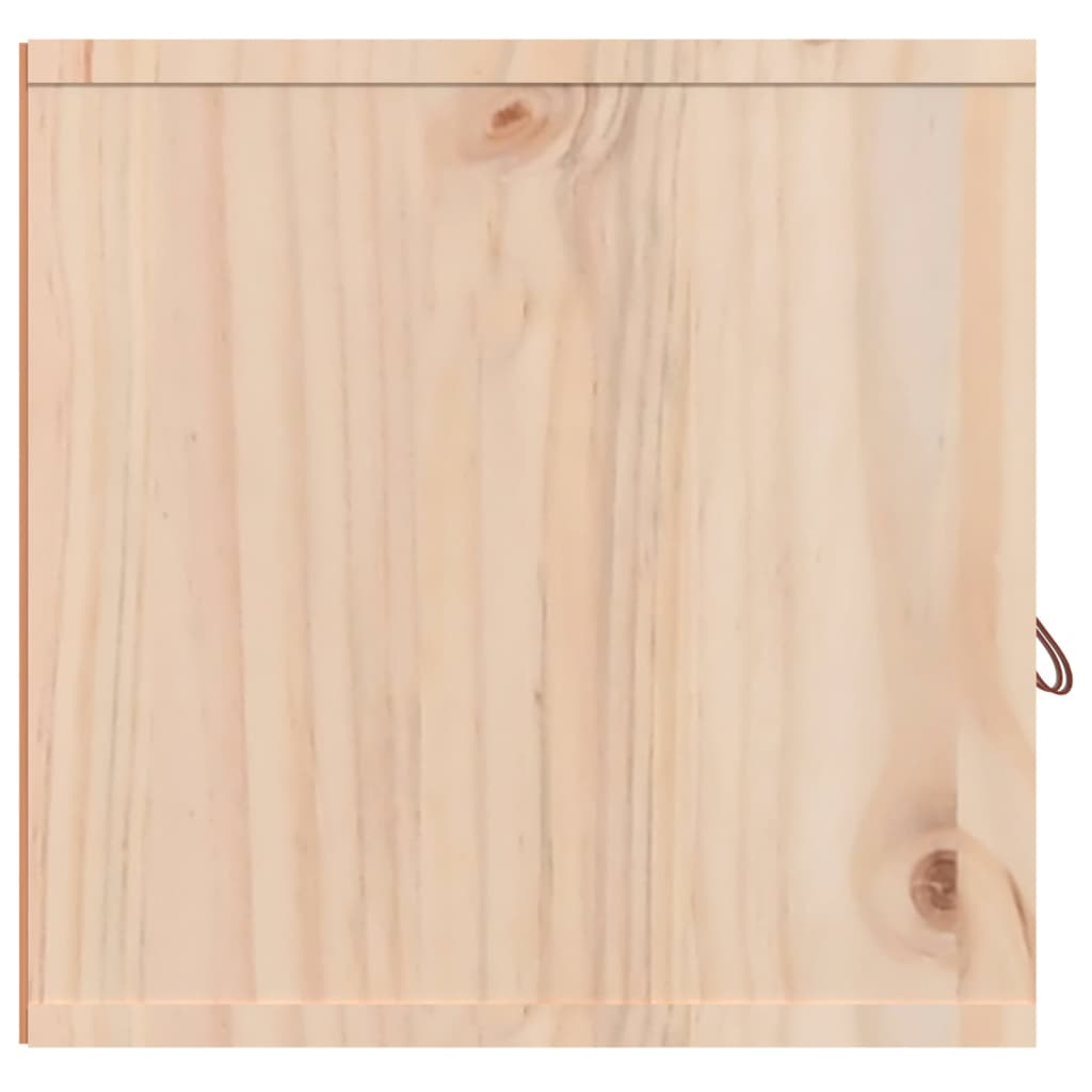Armario de pared de madera maciza de pino 80x30x30 cm