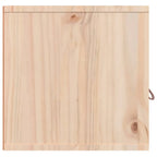 Armario de pared de madera maciza de pino 80x30x30 cm
