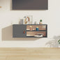 Armario de pared de madera maciza de pino 80x30x30 cm