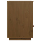 Armario de escritorio de madera de pino marrón miel 40x50x75 cm