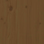 Armario de escritorio de madera de pino marrón miel 40x50x75 cm