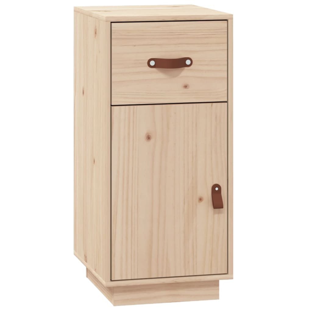 Aparador de madera maciza de pino 34x40x75 cm