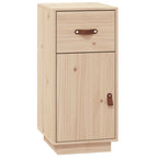 Aparador de madera maciza de pino 34x40x75 cm