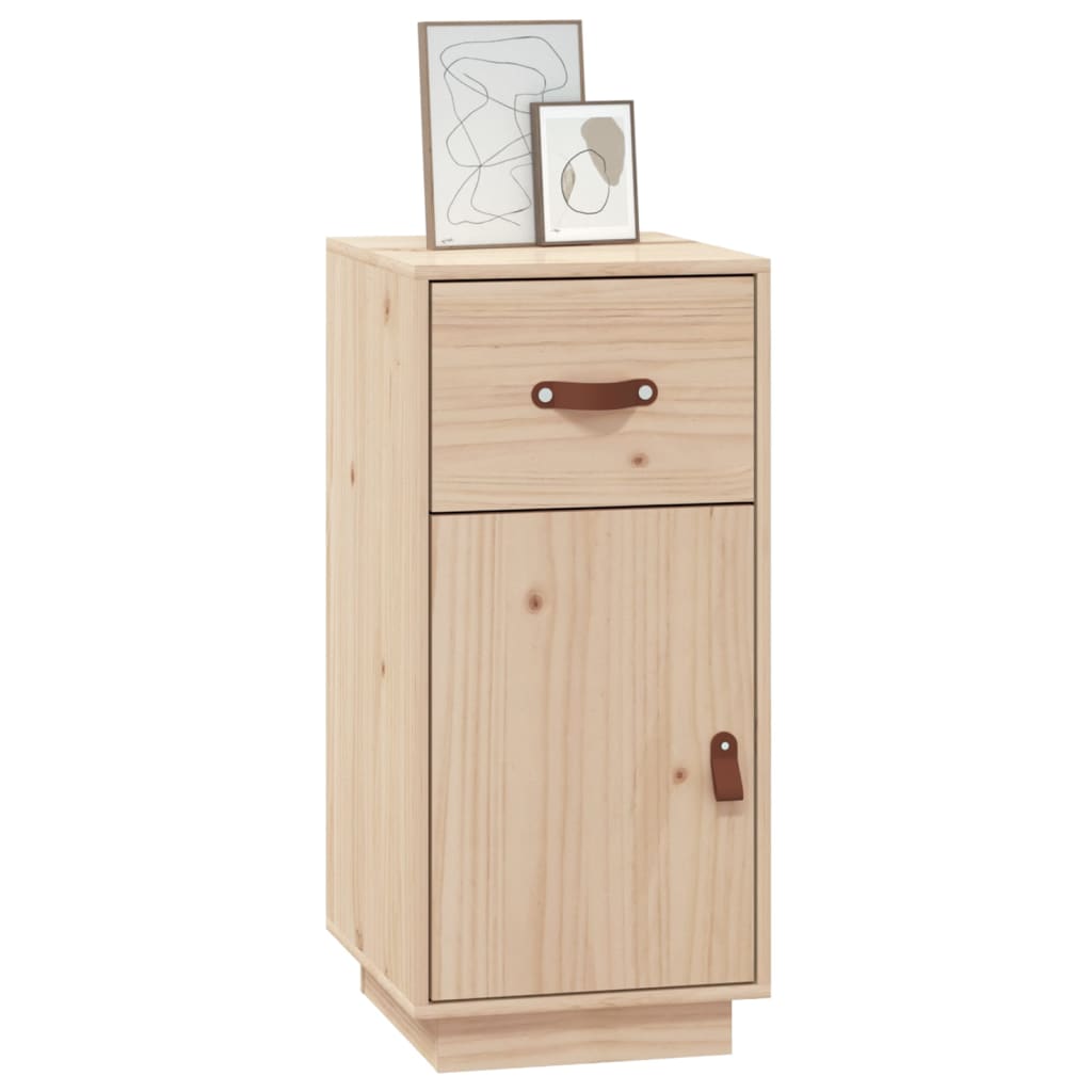 Aparador de madera maciza de pino 34x40x75 cm