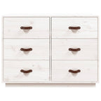 Aparador madera maciza de pino blanco 100x40x75 cm