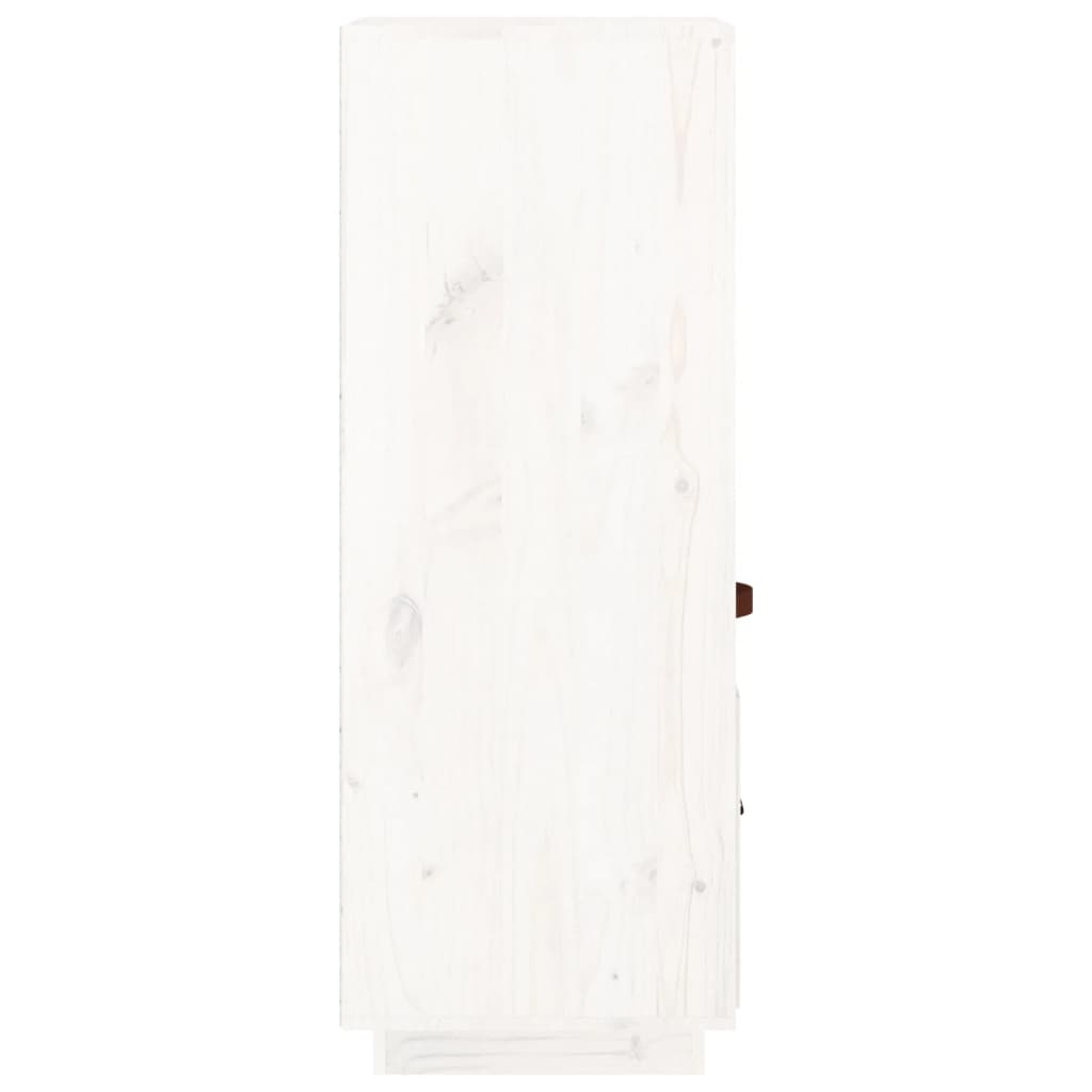 Aparador alto madera maciza de pino blanco 34x40x108,5 cm