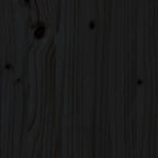 Aparador alto de madera maciza de pino negro 34x40x108,5 cm