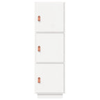 Aparador alto madera maciza de pino blanco 34x40x108,5 cm