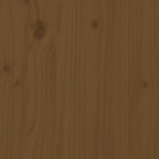 Aparador alto madera maciza de pino marrón miel 34x40x108,5 cm