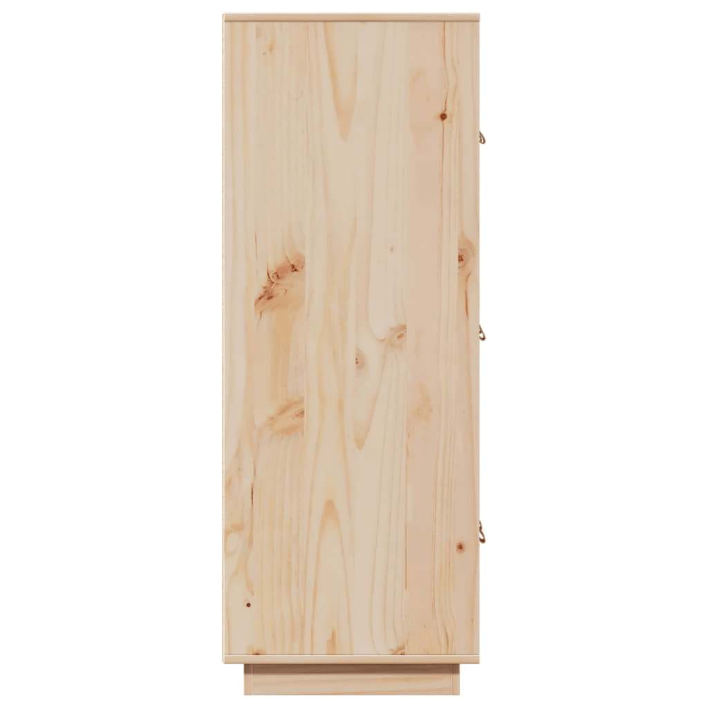 Aparador de madera maciza de pino 67x40x108,5 cm