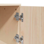 Aparador de madera maciza de pino 67x40x108,5 cm
