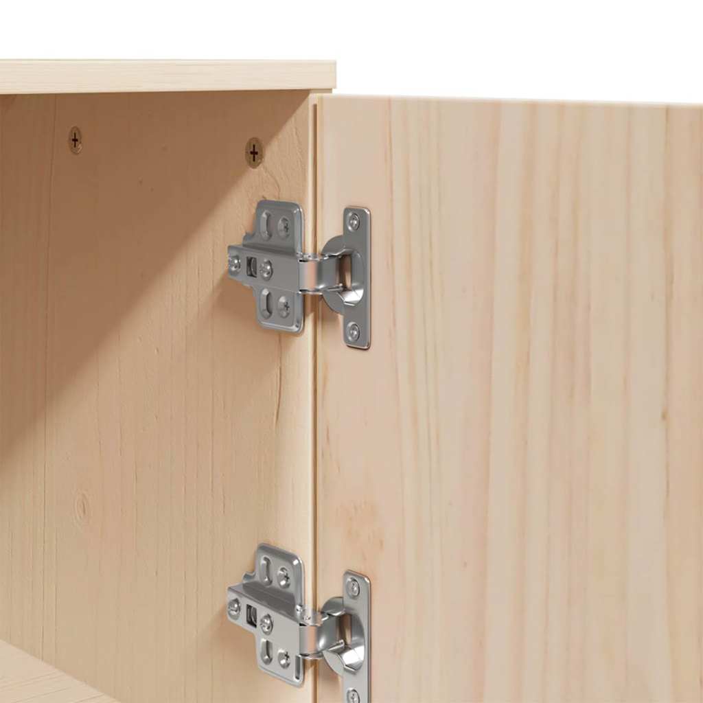 Aparador de madera maciza de pino 67x40x108,5 cm