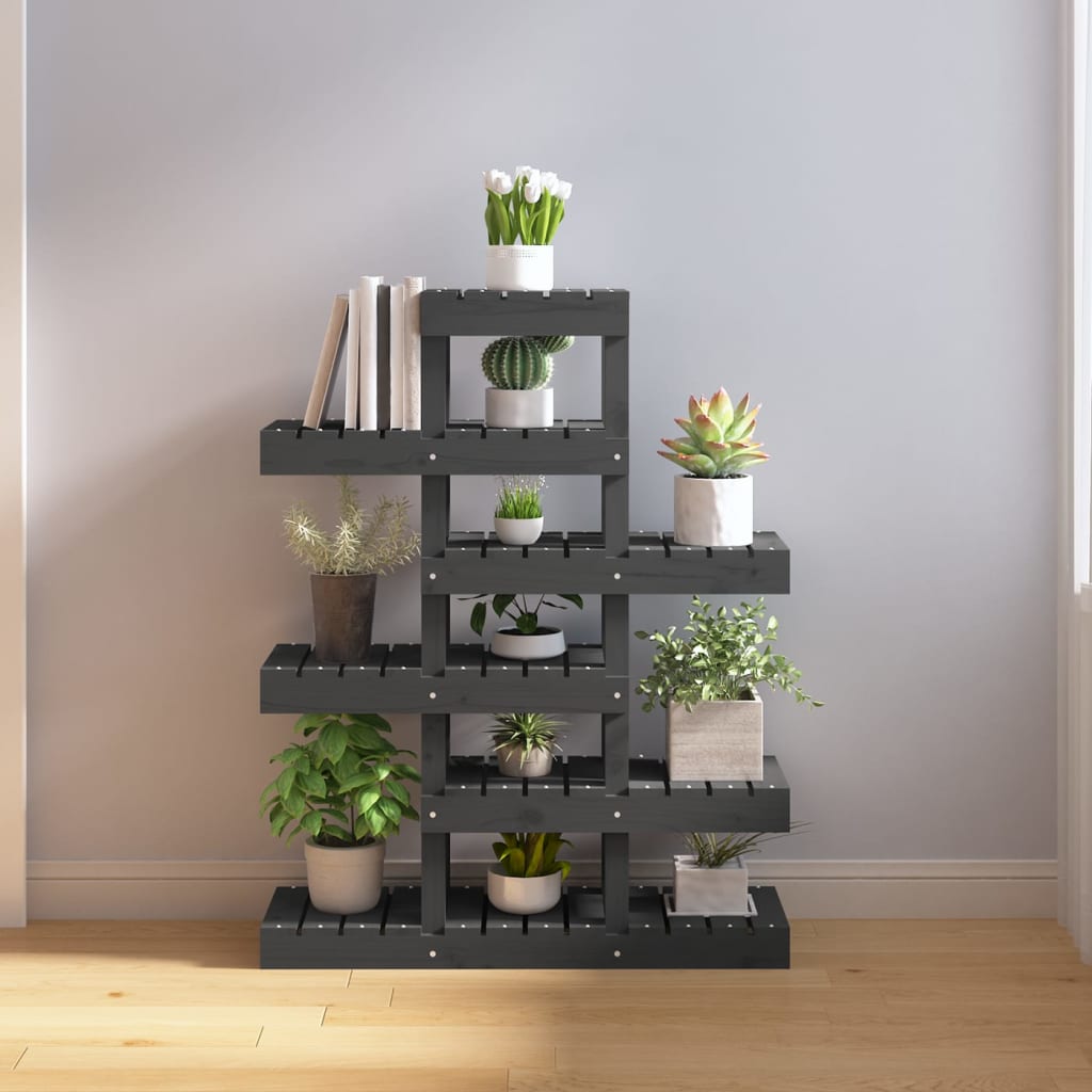 Soporte de plantas acero galvanizado antracita 100x54,5x100 cm