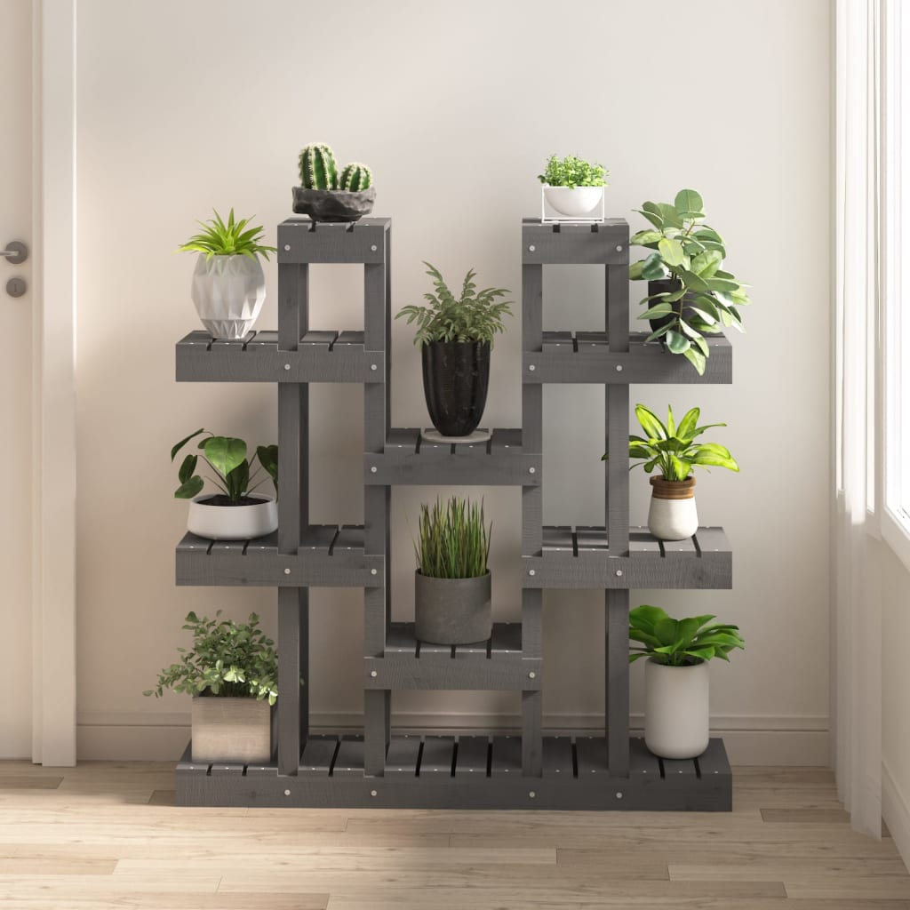 Soporte de plantas acero galvanizado antracita 100x54,5x100 cm