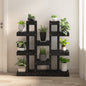 Suporte para plantas aço galvanizado antracite 100x54,5x100 cm