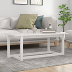 Mesa de centro de madera maciza de pino 110x55x45 cm