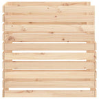 Compostador de madera maciza de pino 80x80x78 cm