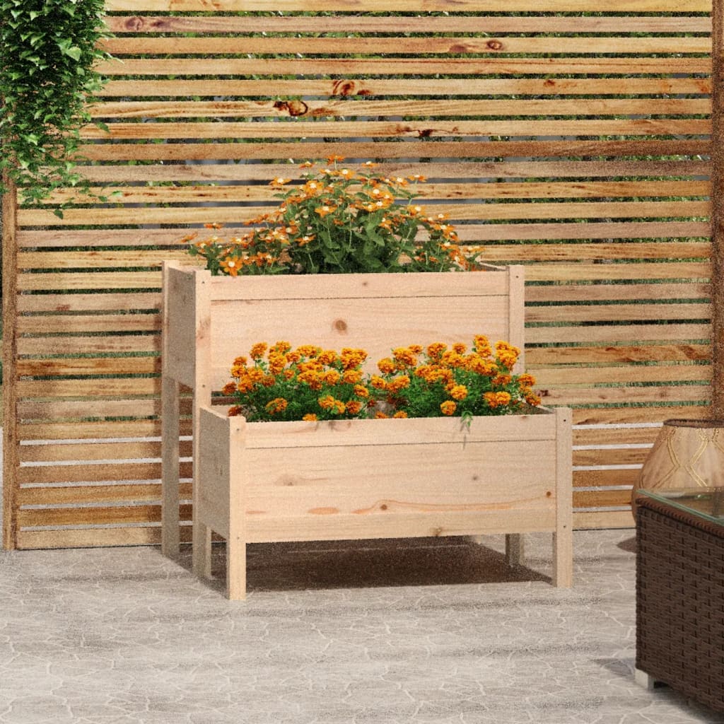 Solid White Pine Planter 178.5x44x75 cm