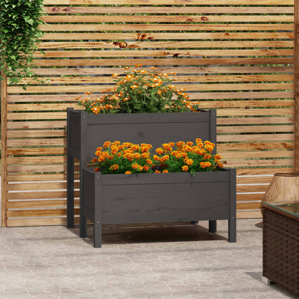 Solid White Pine Planter 178.5x44x75 cm