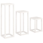 Set de bar 3 piezas madera maciza de pino blanco