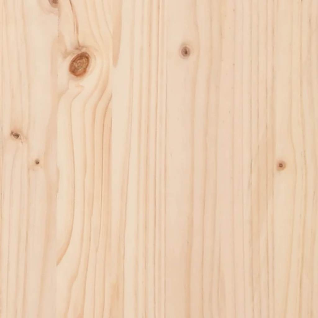 Mesa de centro de madera maciza de pino 110x55x45 cm