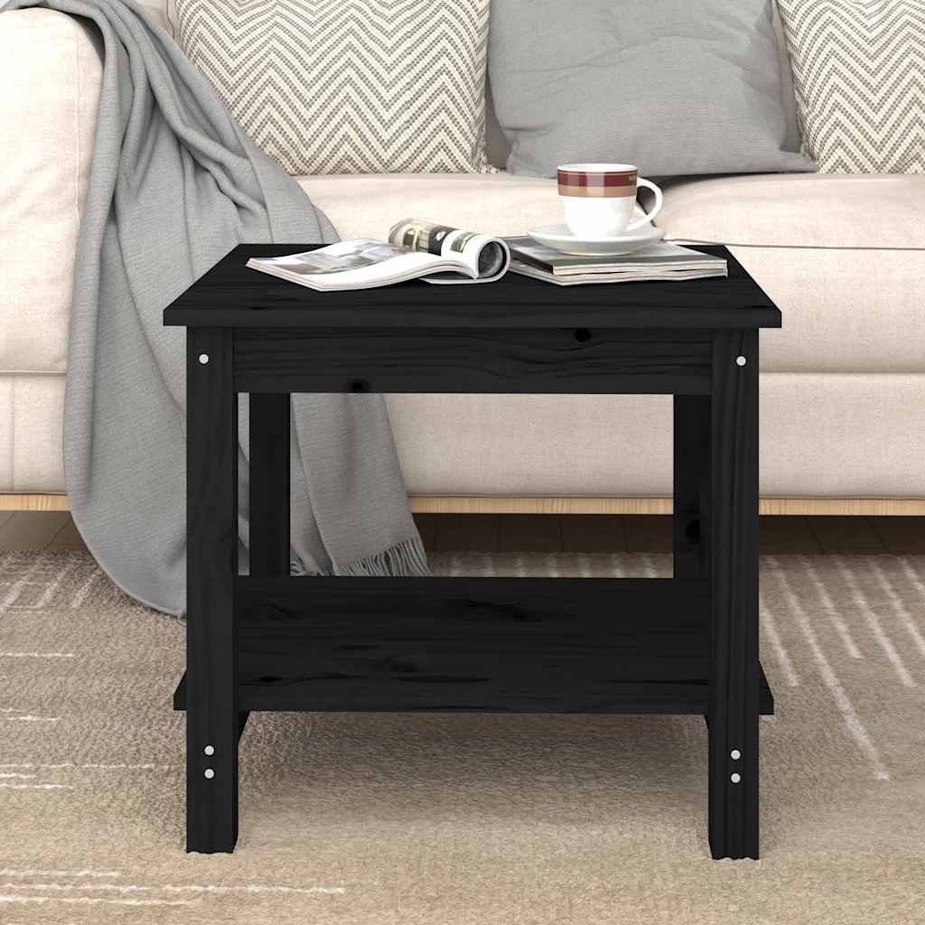 Mesa de centro de madera maciza de pino 110x55x45 cm