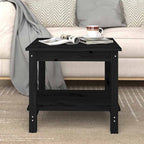 Mesa de centro de madera maciza de pino 110x55x45 cm