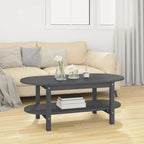 Mesa de centro de madera de pino maciza Ø 42,5x45 cm