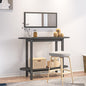 Mesa consola de madera maciza de pino blanco 110x40x80 cm
