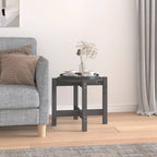 Mesa de centro de madera de pino maciza Ø 42,5x45 cm