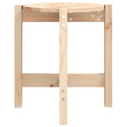 Mesa de centro de madera de pino maciza Ø 42,5x45 cm