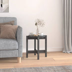 Mesa de centro de madera de pino maciza Ø 42,5x45 cm