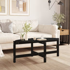 Mesa de centro de madera de pino maciza Ø 42,5x45 cm
