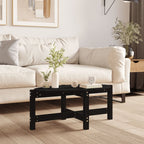 Mesa de centro de madera de pino maciza Ø 42,5x45 cm