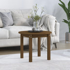 Mesa de centro de madera de pino maciza Ø 42,5x45 cm