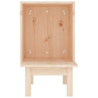 Casa para gatos de madera maciza de pino 60x36x60 cm