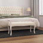 Banco con techo madera maciza de pino blanco 117,5x70x176,5 cm