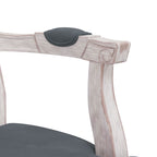 Sillas de comedor 2 uds terciopelo gris oscuro 62x59,5x100,5 cm