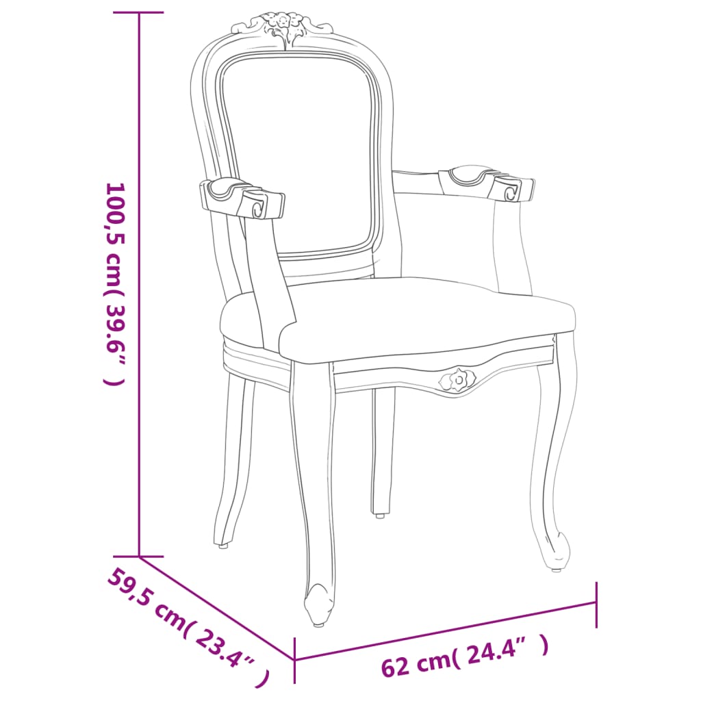 Sillas de comedor 2 uds terciopelo gris oscuro 62x59,5x100,5 cm