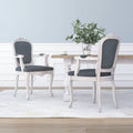 Sillas de comedor 2 uds terciopelo gris oscuro 62x59,5x100,5 cm
