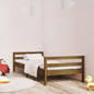 Pine solid wood bed frame white 80x200 cm (mattress not included)