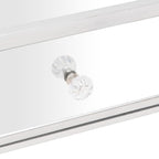 Mesa de centro especular madera tecnológica vidrio 106x45x45 cm