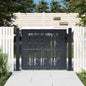Puerta de jardín 100x100 cm acero corten diseño ligero