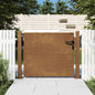 Puerta de jardín 100x100 cm acero corten diseño ligero