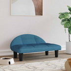 Cama para perros de cuero sintético color capuchino 50x40x30 cm