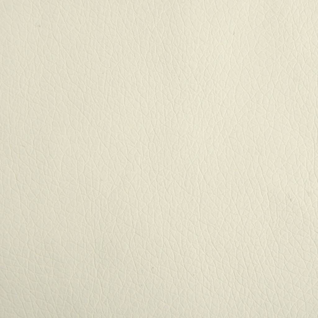 Cama de perros con extensión cuero sintético crema 100x50x30 cm