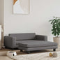 Dog bed with cream synthetic leather extension 100x50x30 cm