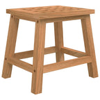 Taburete escalón madera maciza nogal 29x22,5x25,5 cm