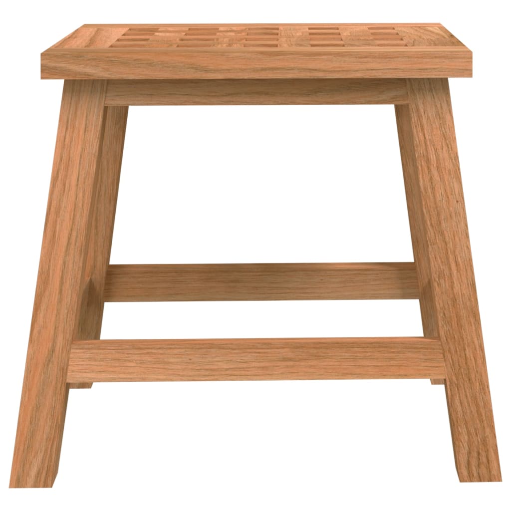 Taburete escalón madera maciza nogal 29x22,5x25,5 cm